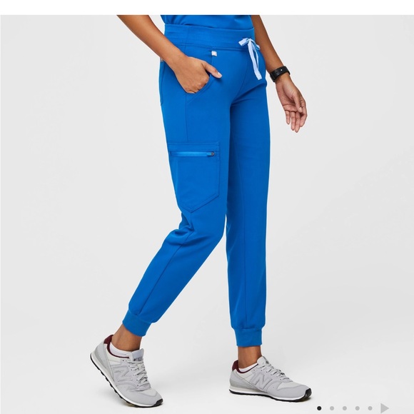 Figs Royal Blue Women's Joggers - Picture 3 of 4
